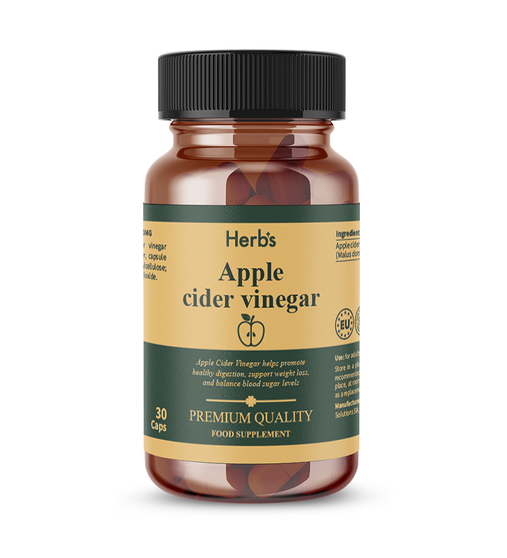 Apple-cider-vinegar Herb's Apple Cider Vinegar 600mg - Image 1