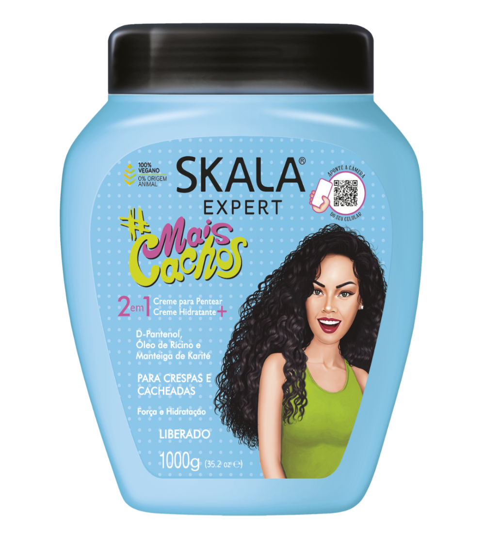 SKALA-Mais-Cachos-2-IN-1-Hair-Mask-and-Combing-Cream Skala Mais Cachos – 2 in1 Hair Mask and Combing Cream - Image 1