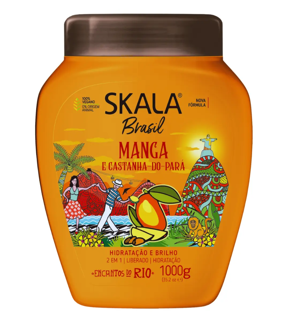 Skala-2-in-1-Brasil-Mango-and-Nuts-Mask-Cream- Skala Brasil 2 in 1 Mango and Nuts Mask Cream - Image 1