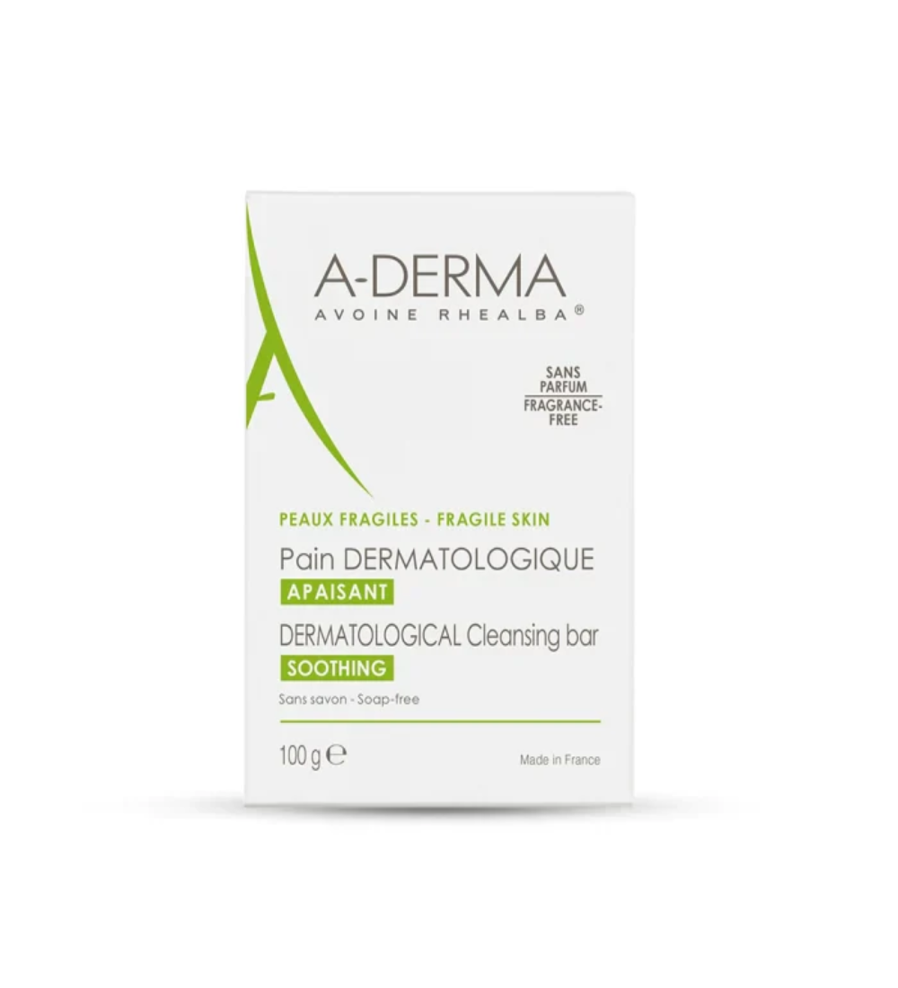 aderma pain dermato Aderma Dermatological Cleansing Bar 100 g - Image 1