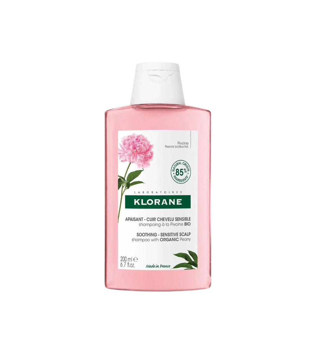 apaisant Klorane Soothing Shampoo With Peony 200 mL - Image 1
