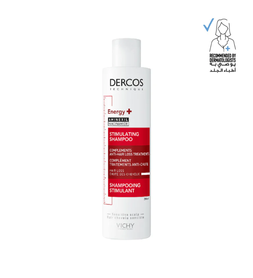 dercos aminexil Vichy Dercos Energy + Stimulating and Anti Hair Loss Shampoo with Aminexil - Image 1