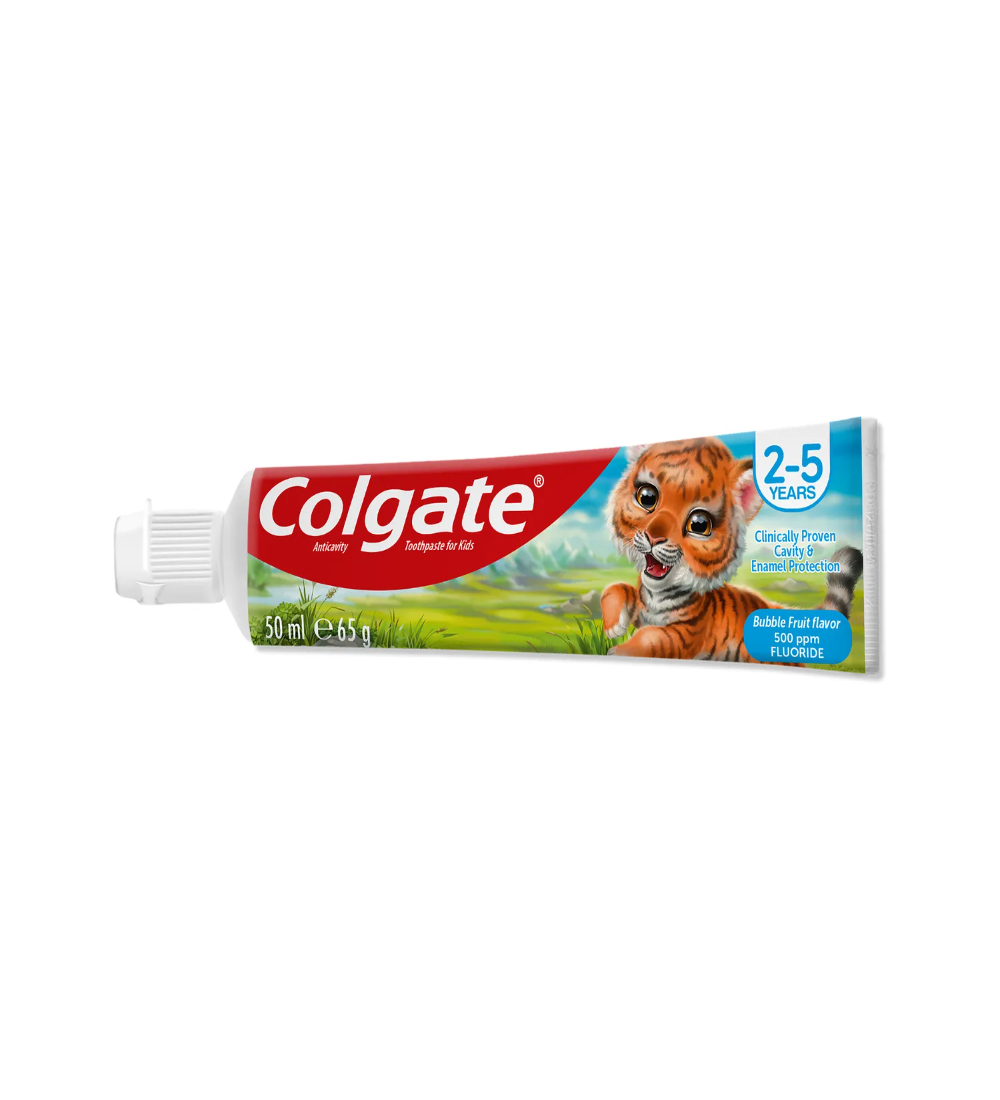 2-5 years Colgate Toothpaste Kids 2-5 Years Bubble Fruit Flavor 50 mL - Image 1