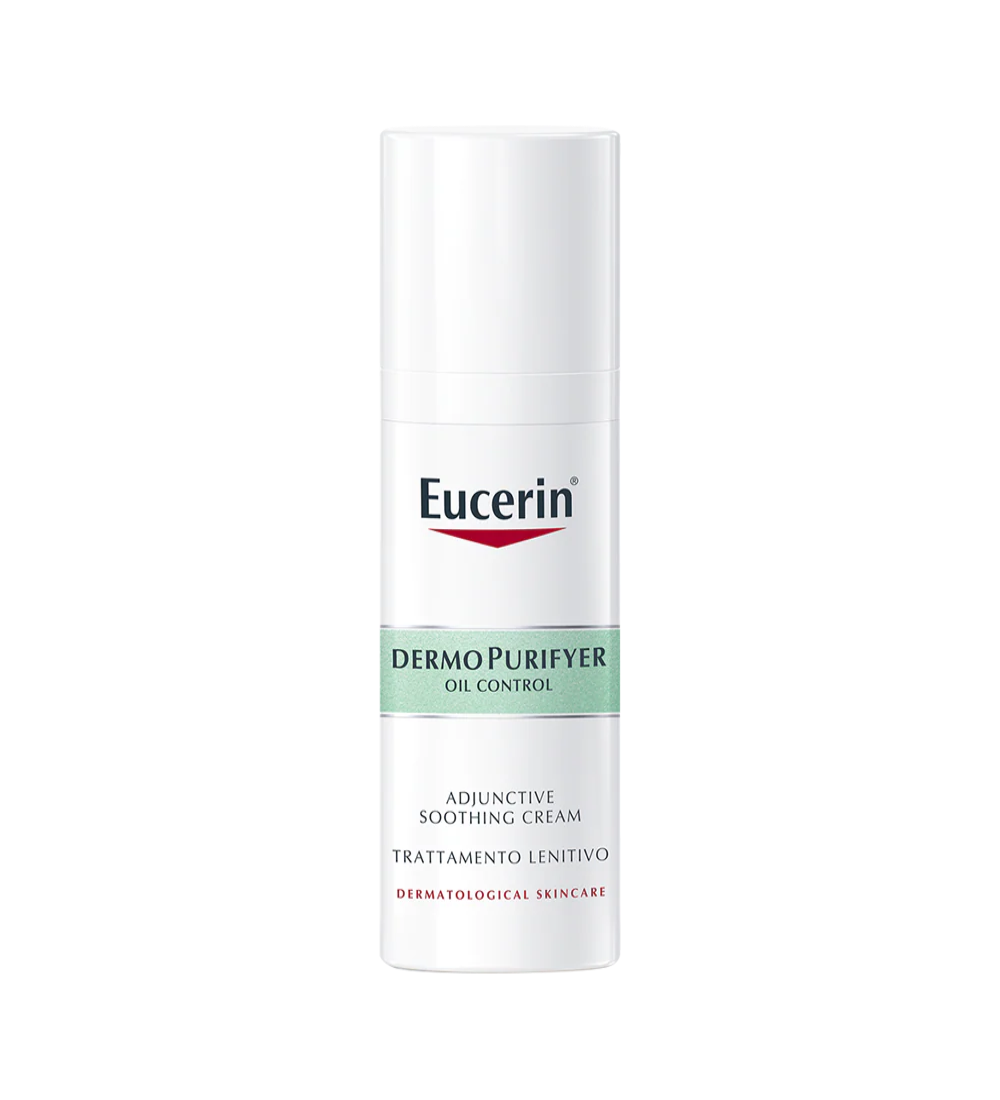 DPOCAdjunctive dermo purifyer Eucerin DermoPurifyer Oil Control Adjunctive Soothing Face Cream 50 mL - Image 1