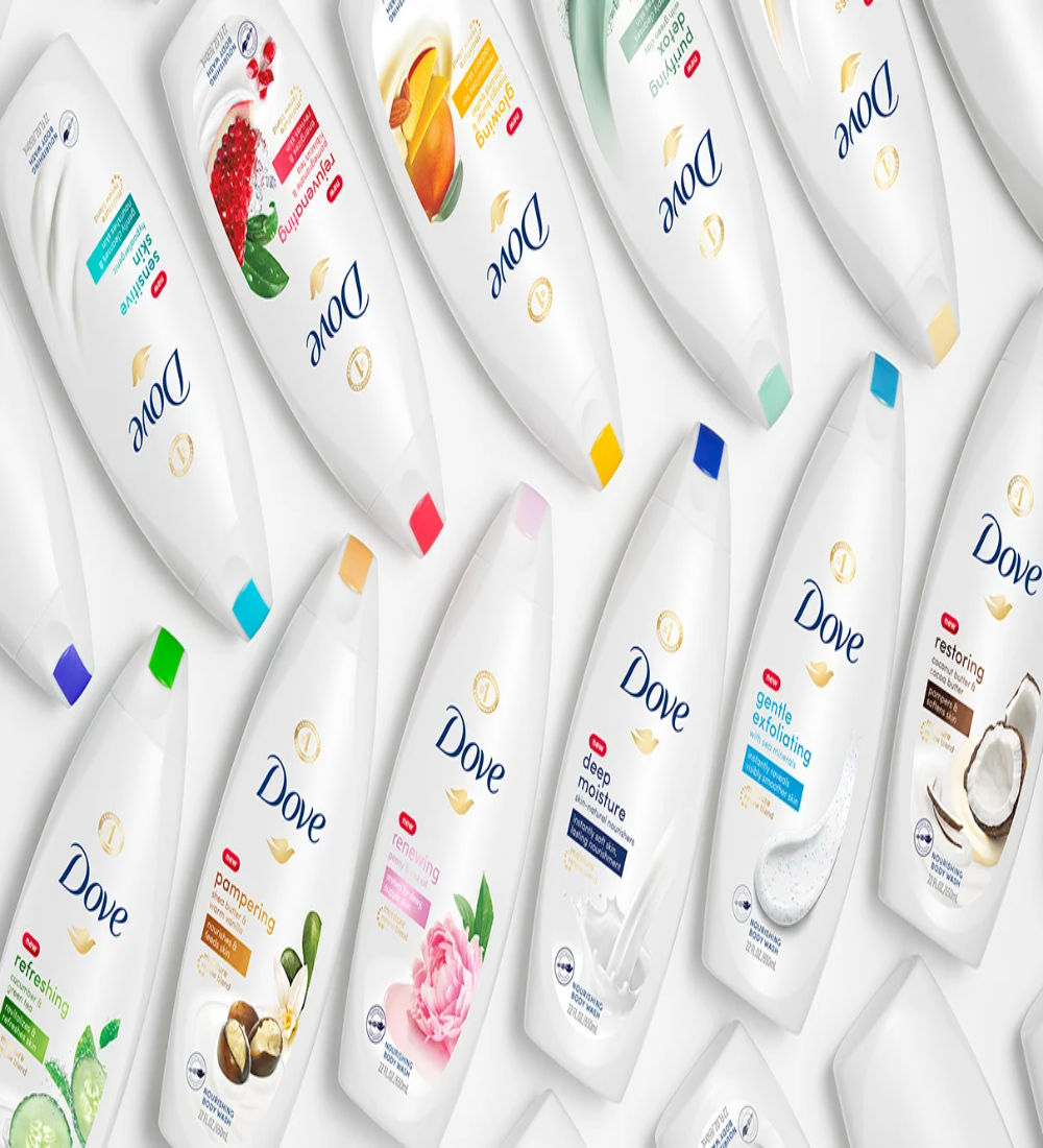 Dove Body Wash group shot_feature Dove Shower Gel 450 mL - Image 1