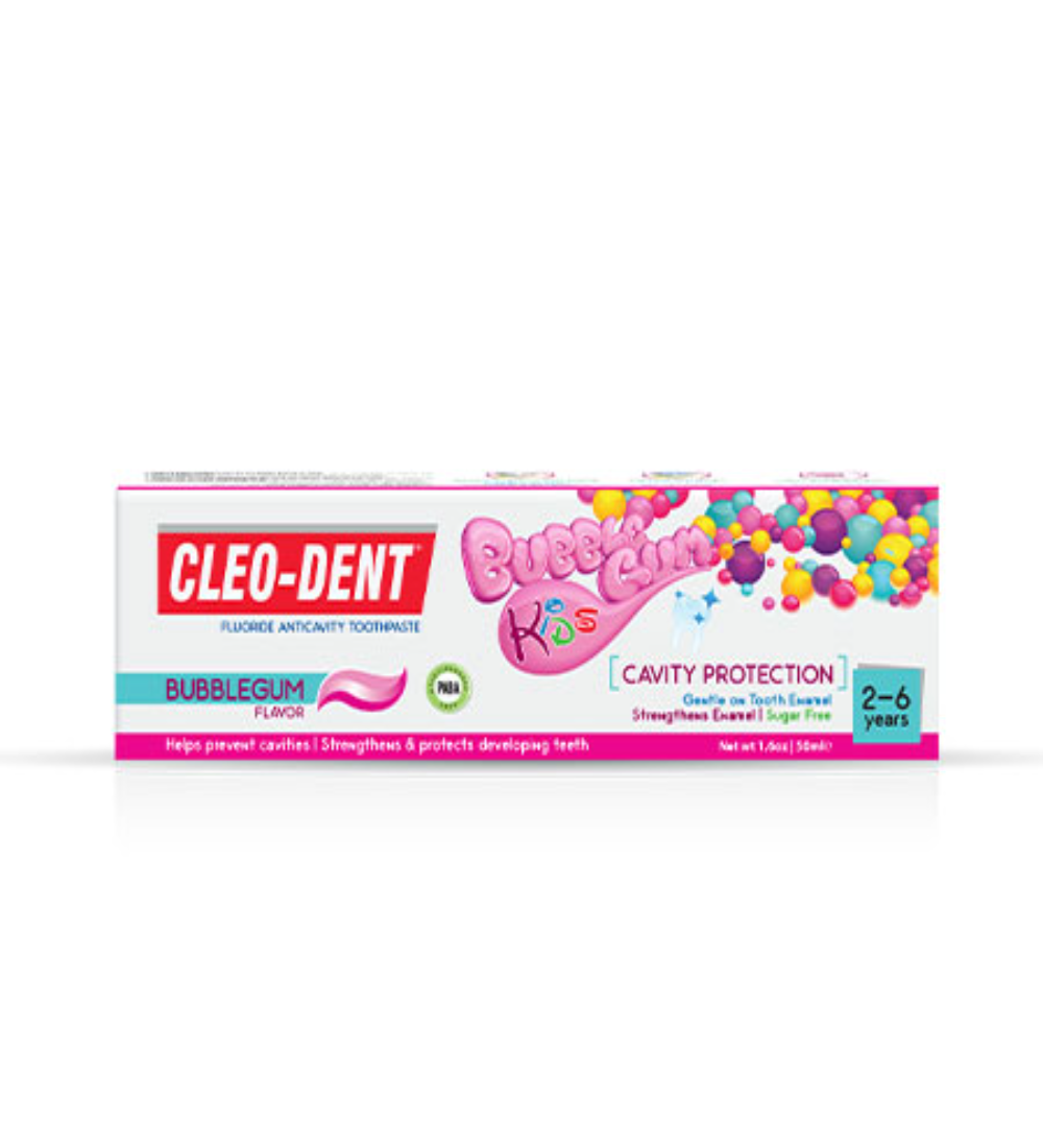 OPD-2059-1 Cleo-Dent Bubblegum Kids Toothpaste - Image 1