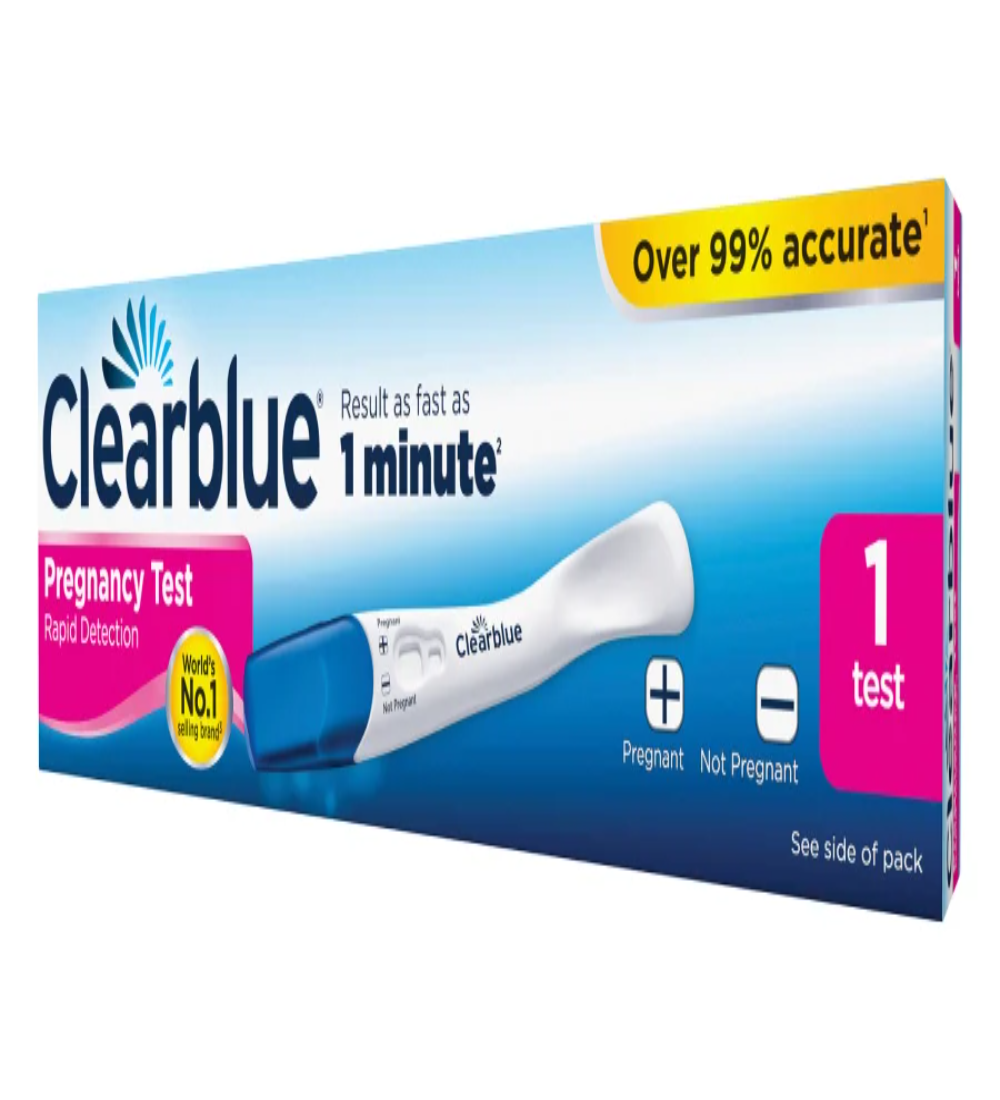 clearblue Clearblue Rapid Detection 1 min Pregnancy Test (1 test) - Image 1