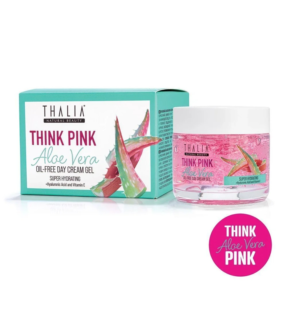 dhrts Thalia Think Pink Aloe Vera Oil Free Day Cream gel 50 mL - Image 1