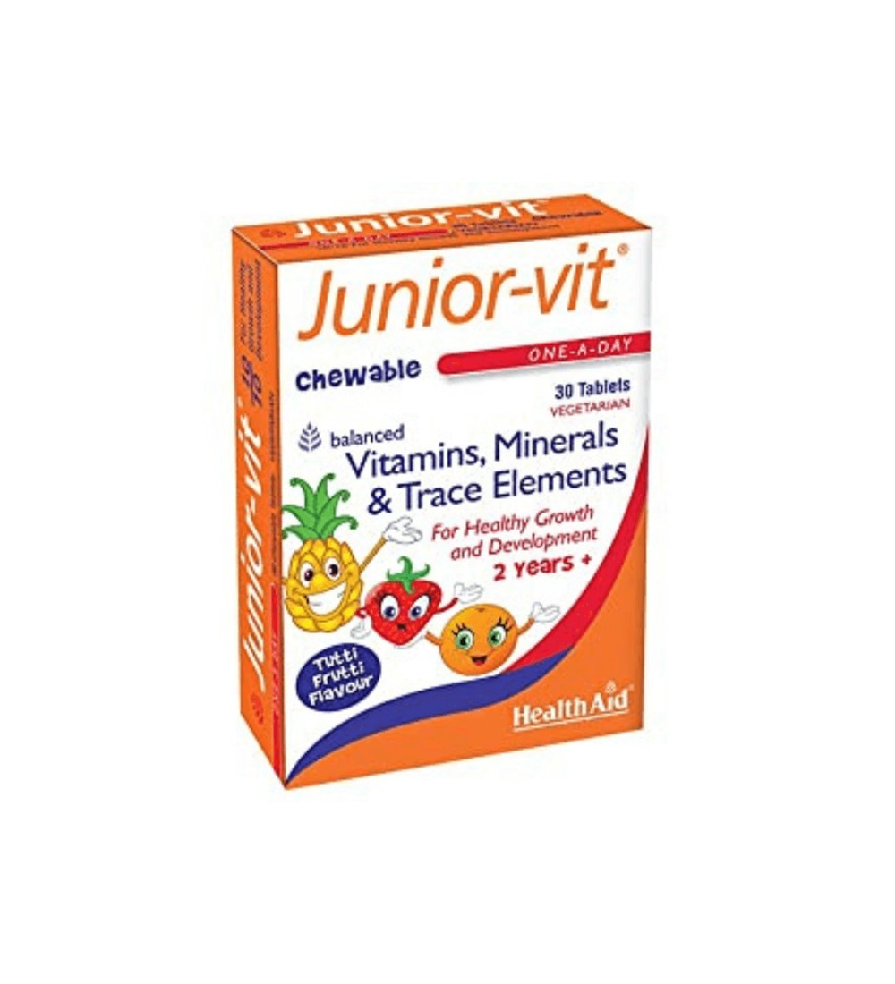 Slide3 HealthAid Junior-Vit 30 Chewable Tablets - Image 1