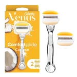 Gillette Venus Comfortglide Olay Plus Coconut Razor + Heads