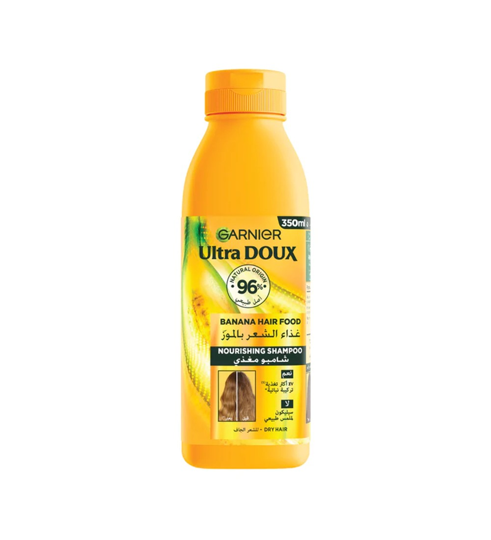 Slide1 Garnier Ultra Doux Hair Food Banana Shampoo for Dry Hair 350 mL - Image 1