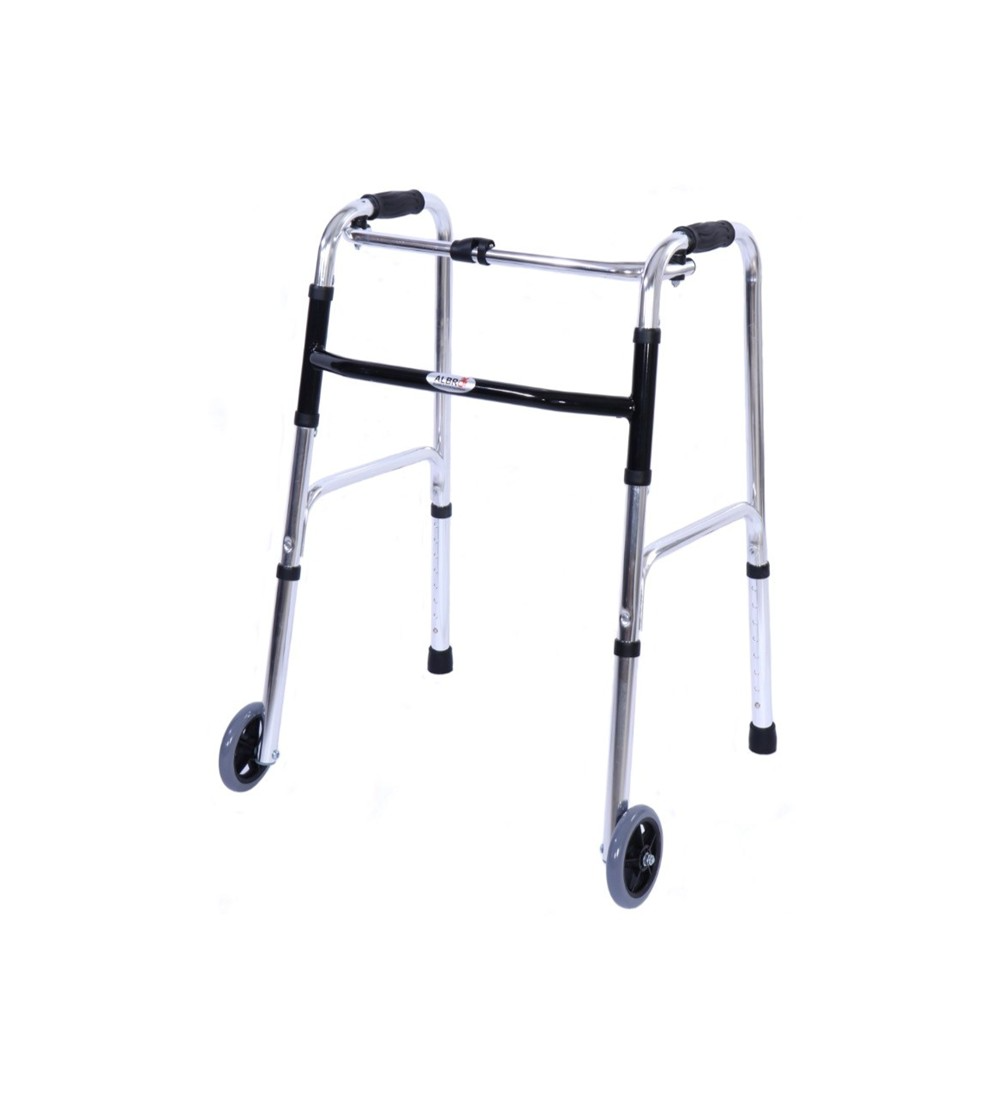 Slide3 Aluminium Folding Walker With 2 Front Wheels - Image 1