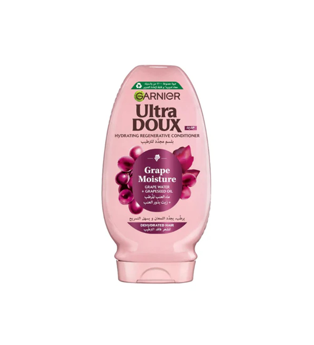 Slide4 Garnier Ultra Doux Grape Moisture Conditioner For Dehydrated Hair 200 mL - Image 1