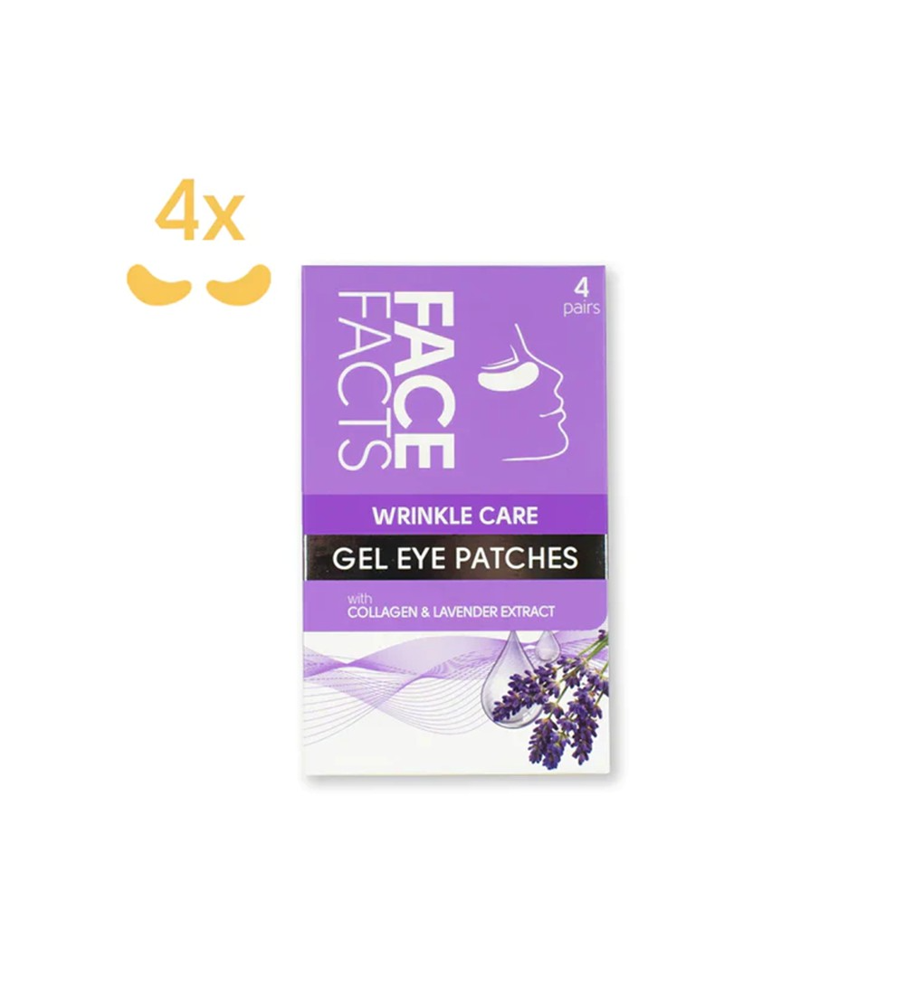 Slide7 Face Facts Wrinkle Care Gel Eye Patches (4 Pairs) - Image 1