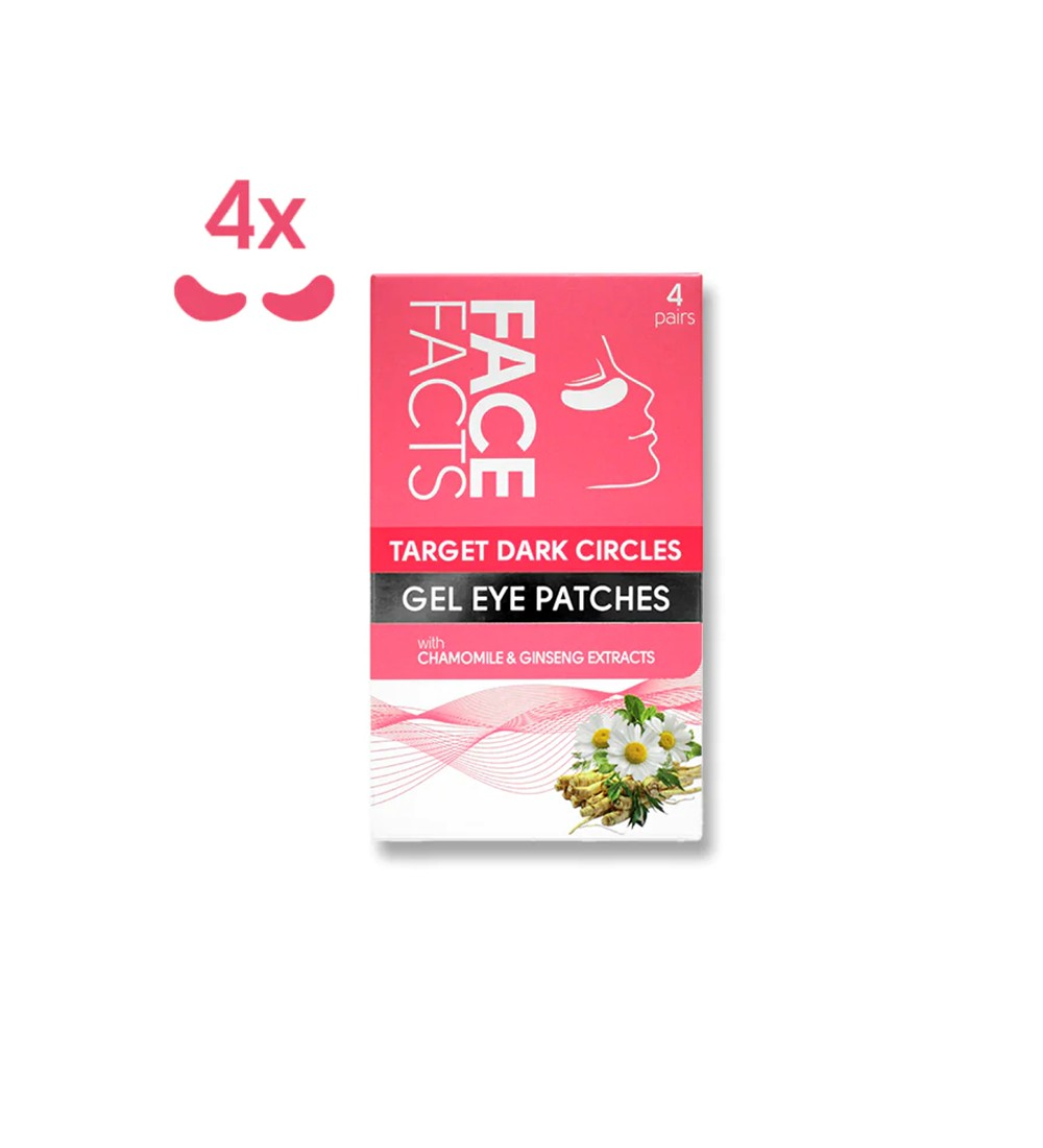 Slide8 Face Facts Target Dark Circles Gel Eye Patches (4 Pairs) - Image 1