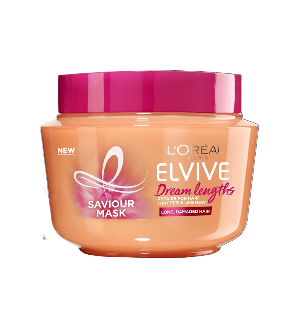 gfdas L’Oréal Paris Elvive Dream Lengths Savior Mask For Long & Damaged Hair 300 mL - Image 1