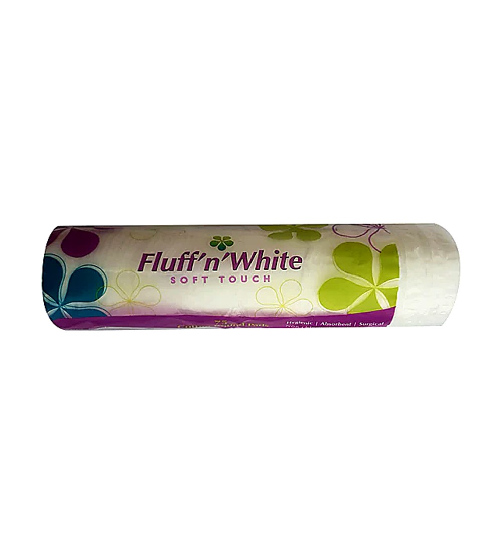 hnd Fluff' N ' White Soft Touch Cotton Round Pads - Image 1