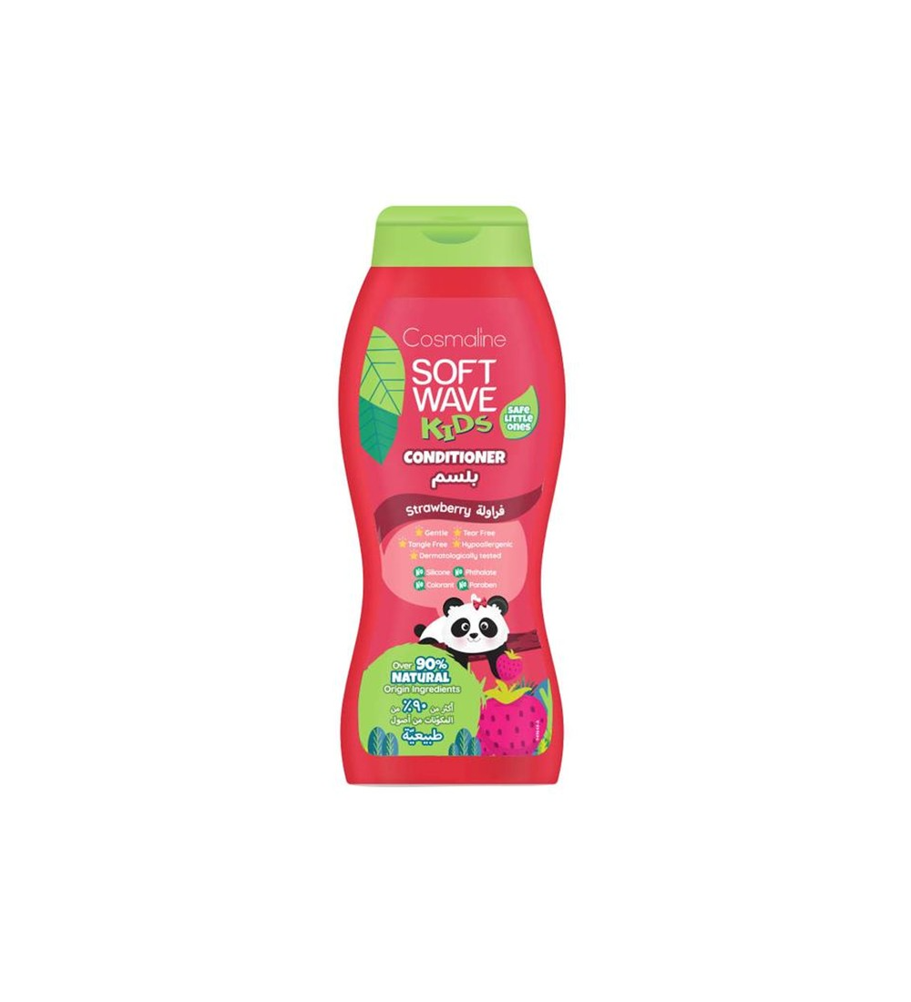Slide2 Cosmaline Soft Wave Kids Conditioner Strawberry 400 mL - Image 1