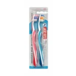 Cleo-Dent Mountain Bristles - Maxi Care Medium Toothbrush x2