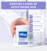 Mixa Panthenol Comfort Cream Anti-Scratching Cream Jar 400 mL - Image 2