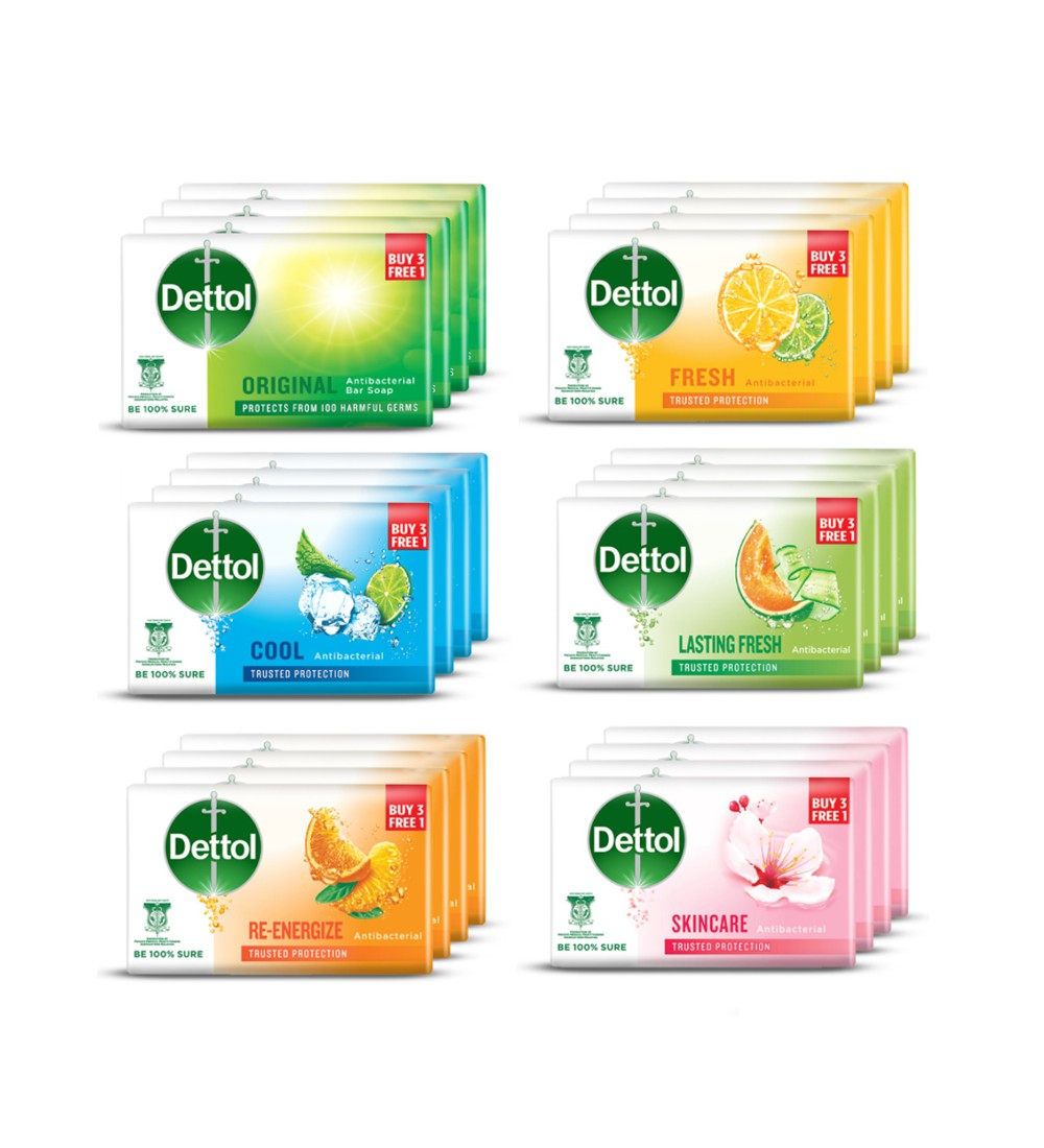 Slide1 Dettol Soap Bar 100g - Image 1