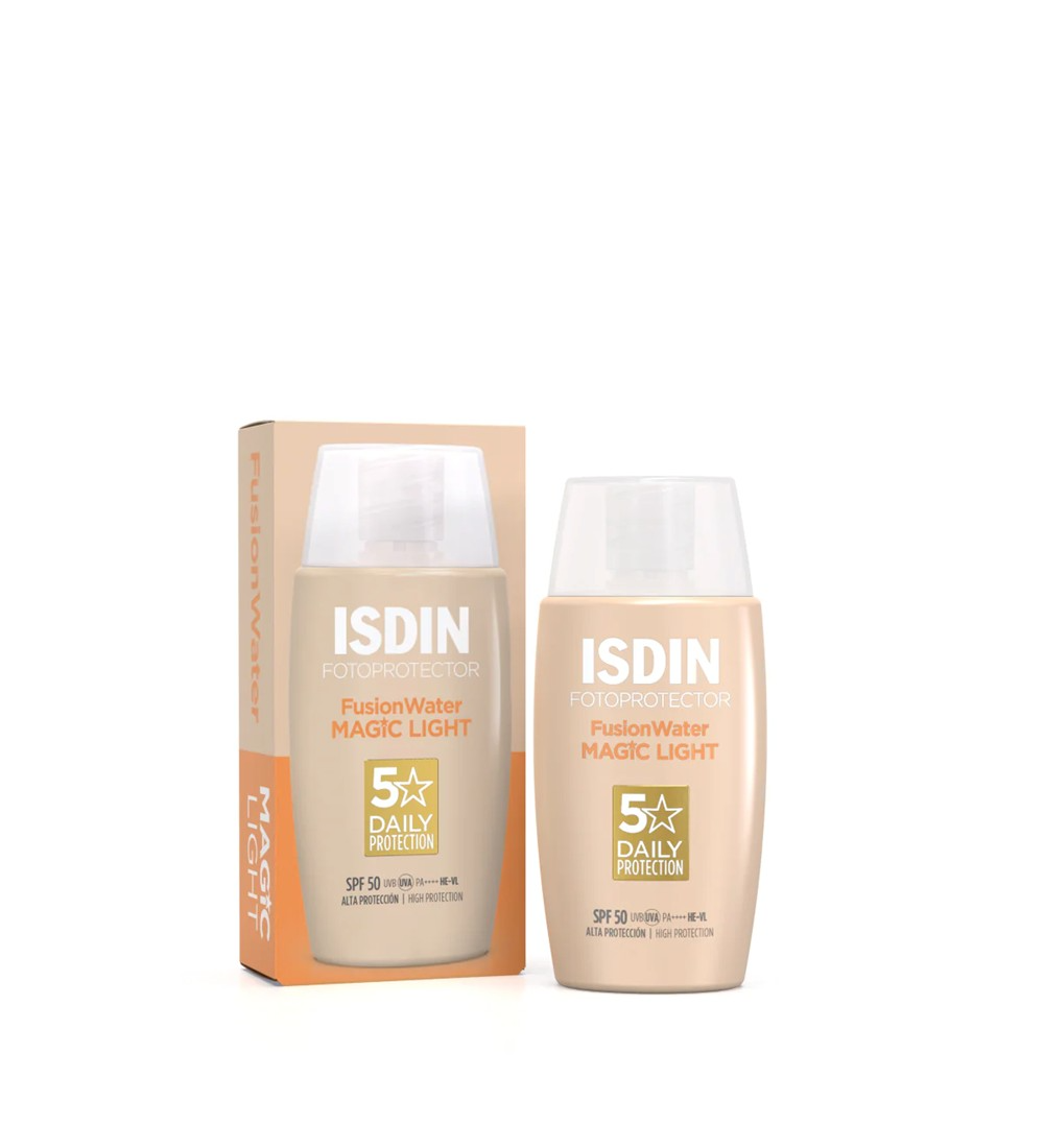 b ISDIN Fotoprotector FusionWater Magic Light Tinted SPF50 50mL - Image 1