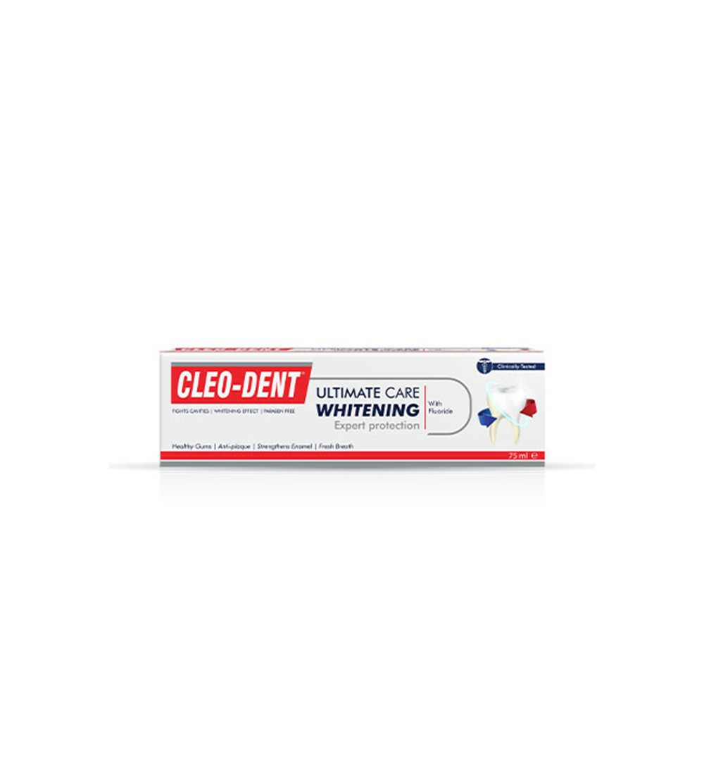 q Cleo-Dent Ultimate Care Whitening Toothpaste 94.5g - Image 1