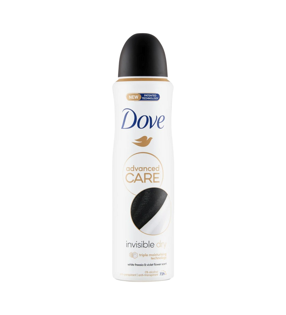 Slide1 Dove Invisible Dry Deodorant Spray 250 mL - Image 1