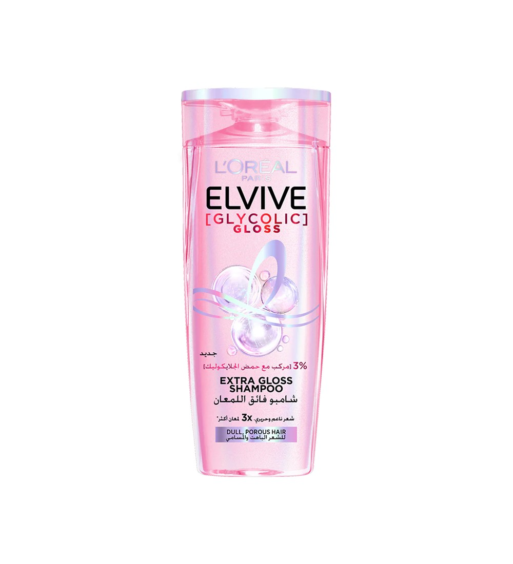Slide1 L’Oréal Paris Elvive Glycolic Gloss Shampoo 400 mL - Image 1