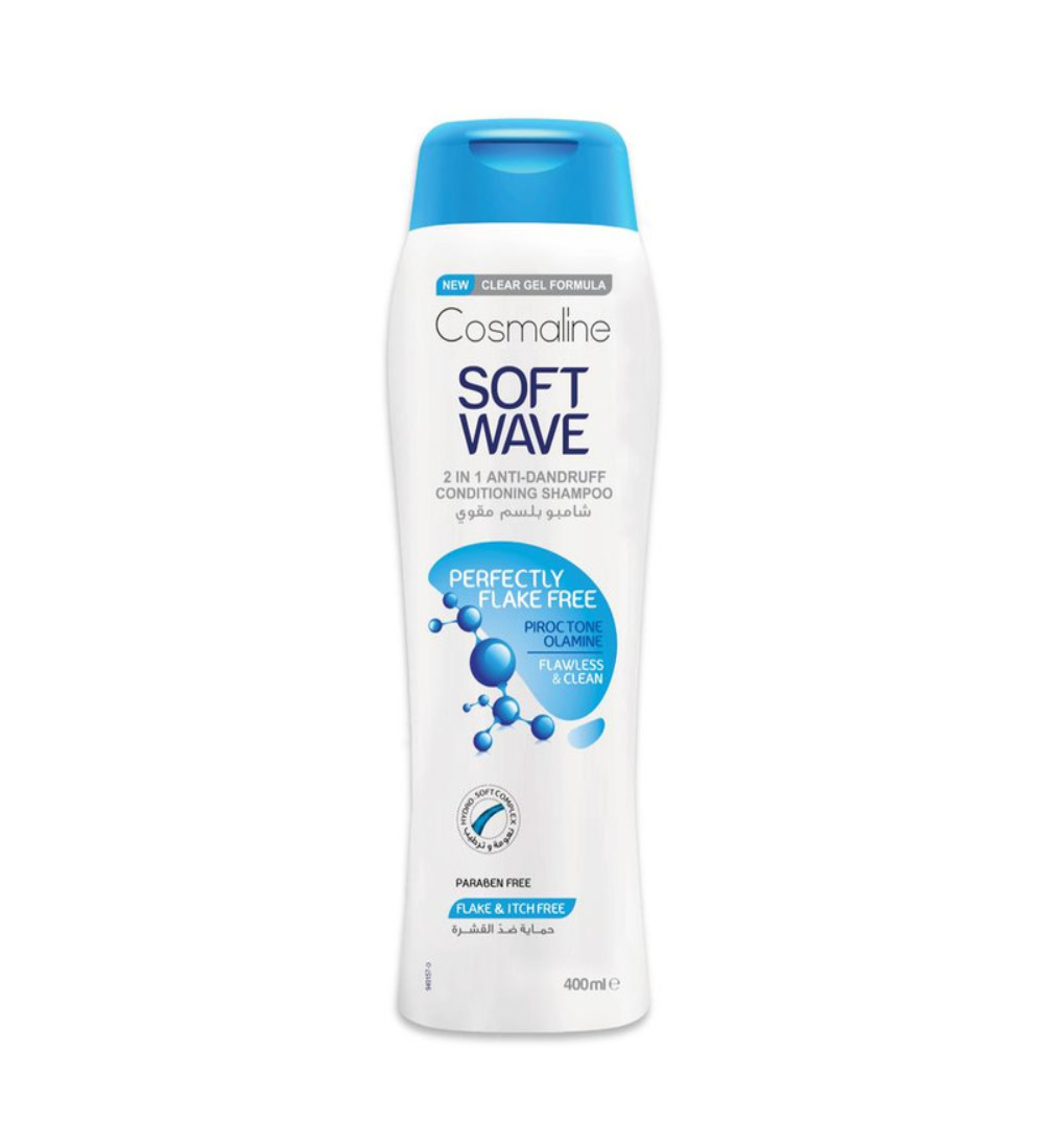 Cosmaline Soft Wave 2 in 1 Conditioning Shampoo 400 mL - Image 1