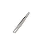 The Body Set Tweezers Flat Silver Plated